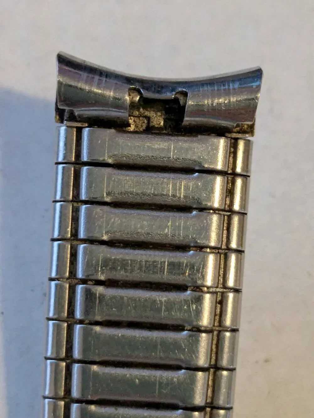 Vintage LENOX Silver Tone Stretch Watch Band